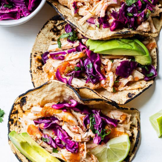 Slow Cooker Chicken Tacos