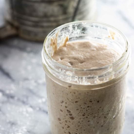 Sourdough Starter, Step-By-Step