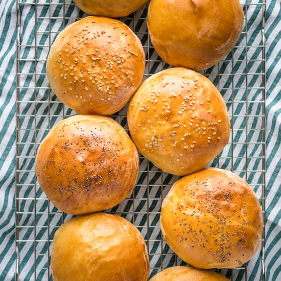 Homemade Hamburger Buns