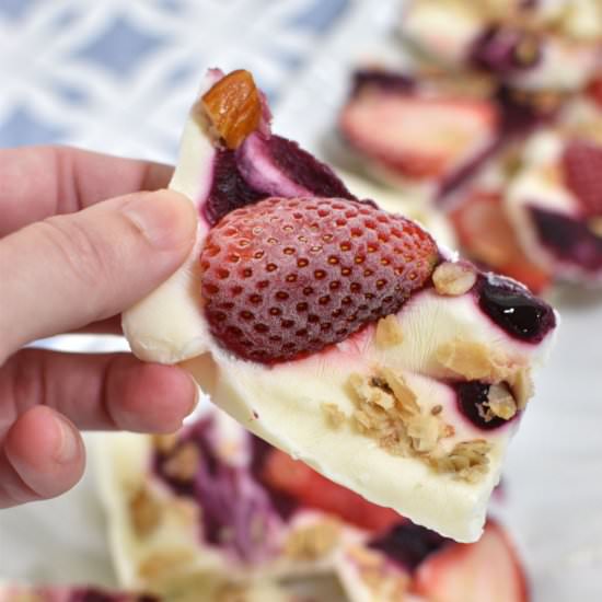 Frozen Yogurt Bark