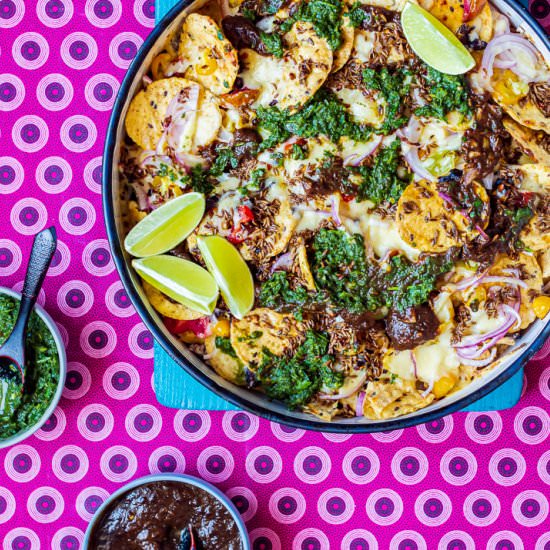 Indian Inspired Nachos