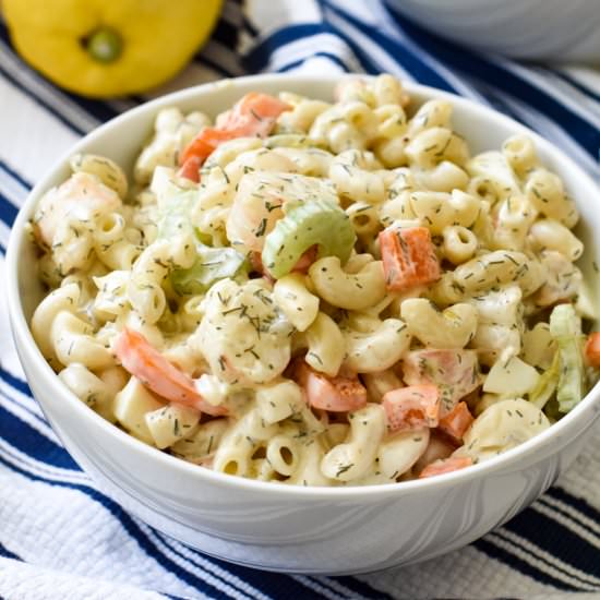 Creamy Shrimp Pasta Salad