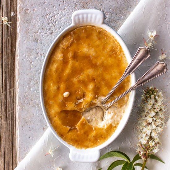 Brûléed “Rice” Pudding