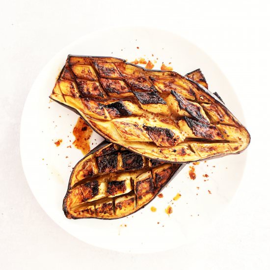 Roasted Aubergine w/ Aleppo Pepper
