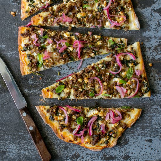 Lamb Yoghurt Flatbread