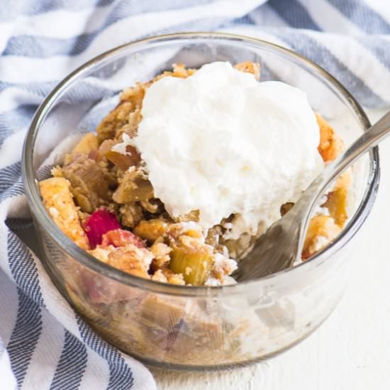 Apple Rhubarb Crisp