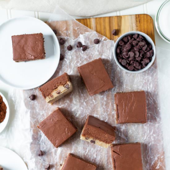 Chocolate Cookie Dough Cheesecake