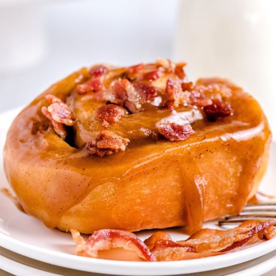 Sticky Buns with Bacon and Caramel