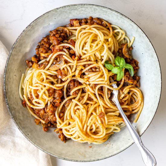 Lentil Bolognese