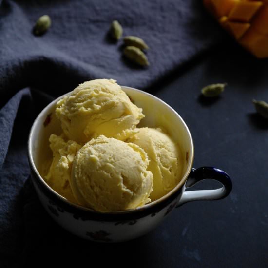 mango cardamom lemongrass ice cream