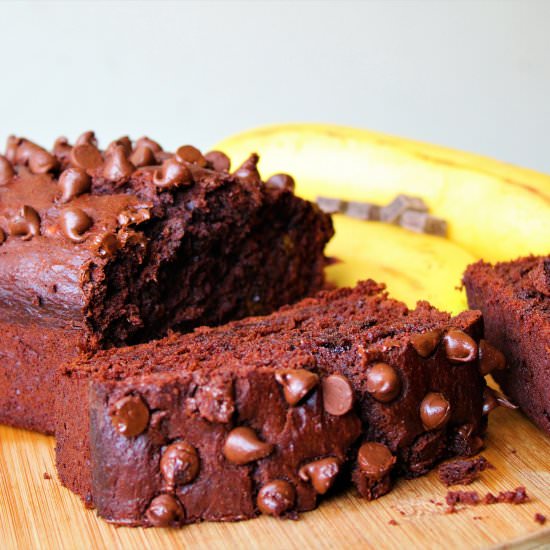 Double Chocolate Banana Bread