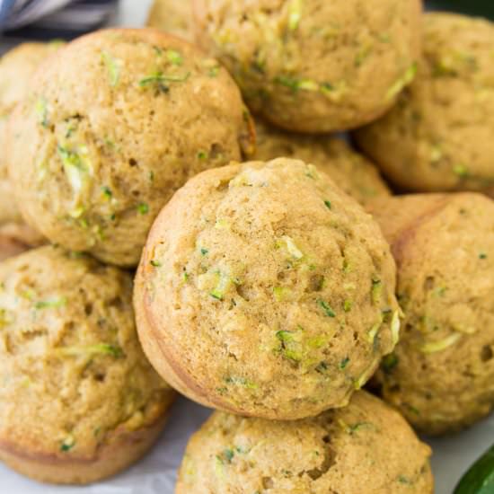 Healthy Zucchini Muffins