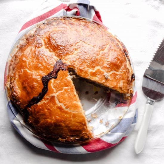 Scottish Minc Beef Pie