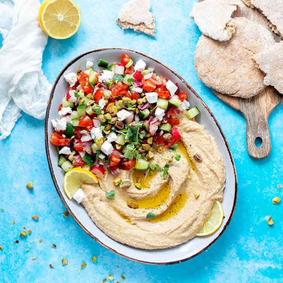 Loaded Hummus Platter