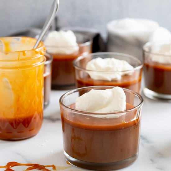Chocolate Budino w/ Salted Caramel