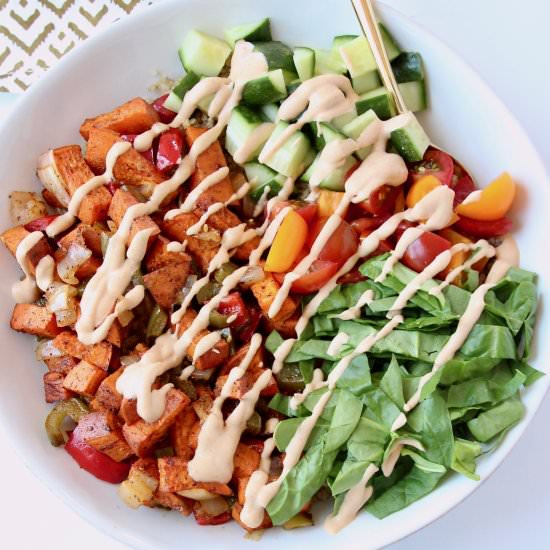 Roasted Vegetable Quinoa Bowl
