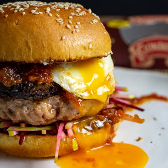 Pork & Black Pudding Burger