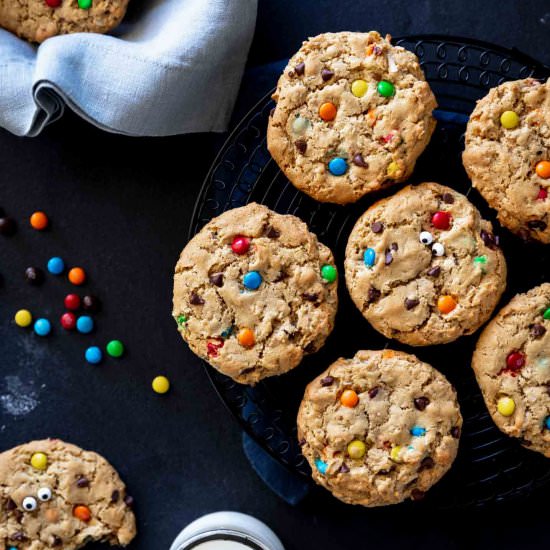 Monster Cookies with Coconut