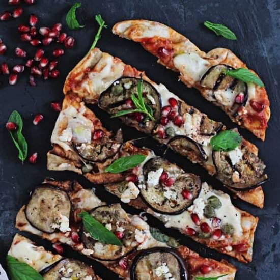 grilled pizza
