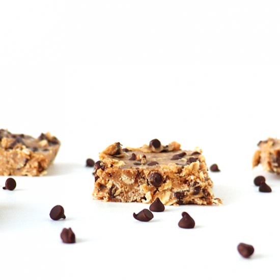 Chocolate Chip Oatmeal Bars {GF/DF}