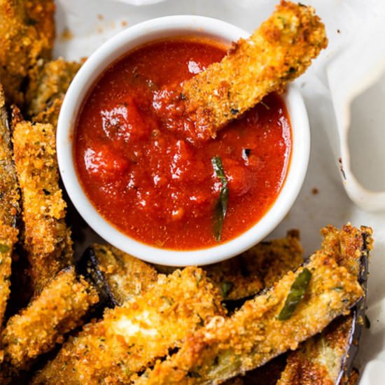 Baked Eggplant Sticks