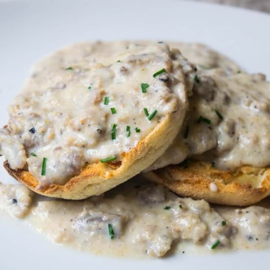 Creamed Chipped Scrapple