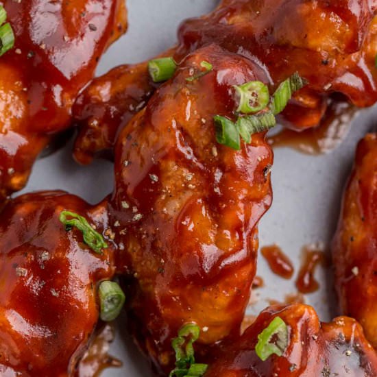 Baked BBQ Chicken Wings