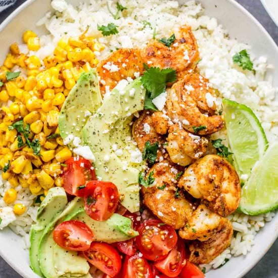 Shrimp Rice Bowl