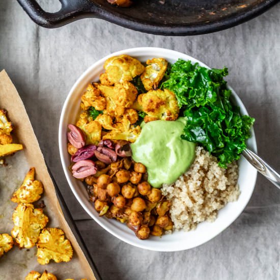 Moroccan Chickpea Bowls