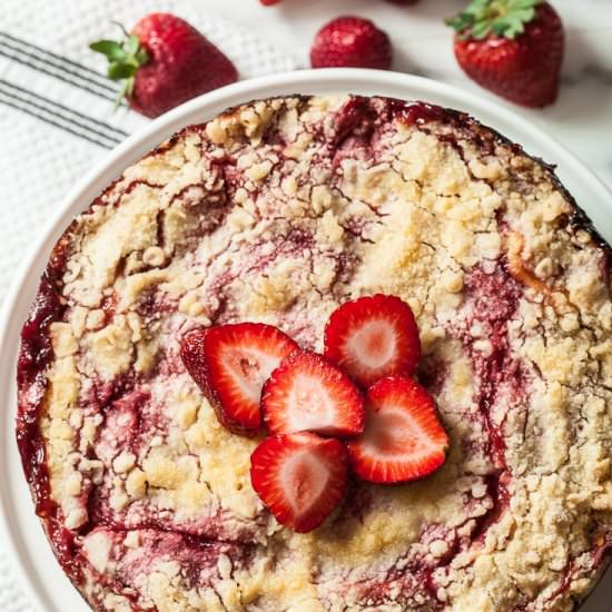 Strawberry Crumb Cake