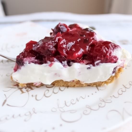 No-Bake Berry Cheesecake