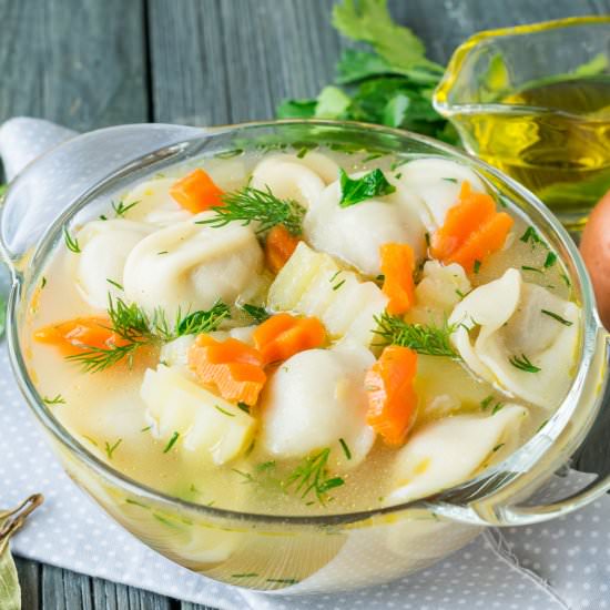 Easy Dumplings Soup