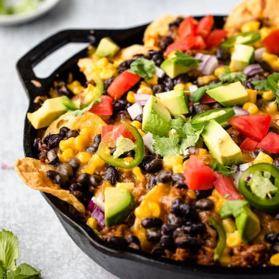 Cast Iron Skillet Nachos