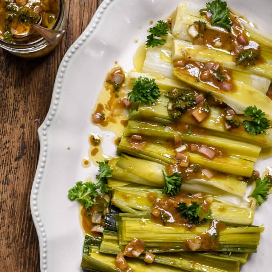 Leeks Vinaigrette