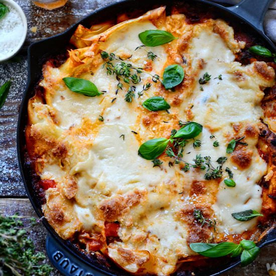 Vegan Cheesy Classic Lasagna