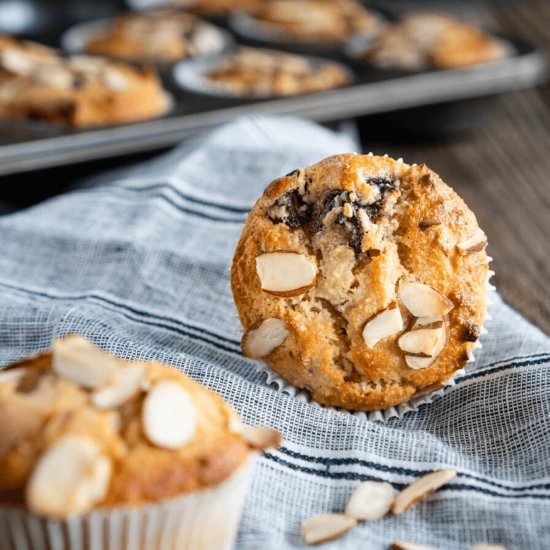 Cherry Almond Muffins