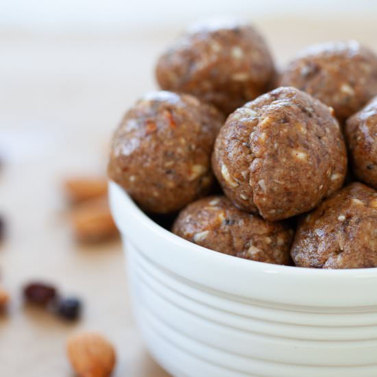 Almond Butter and Jelly Energy Ball