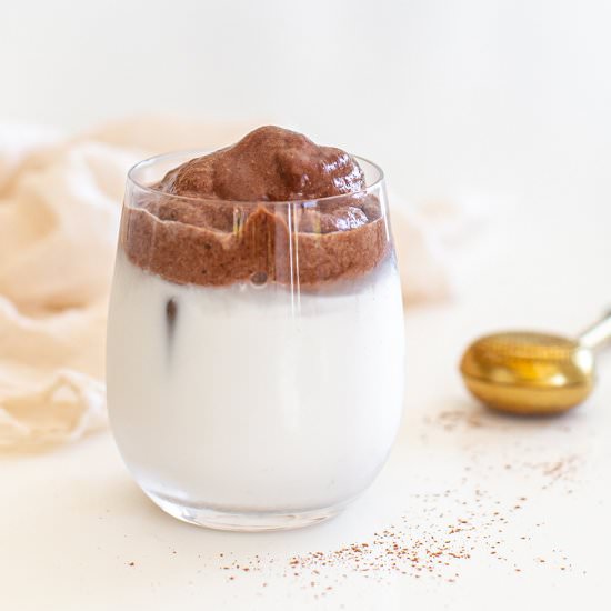 Low-Carb Dalgona Chocolate Milk