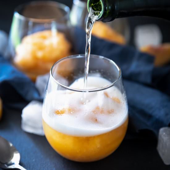Summer Peach Slushies