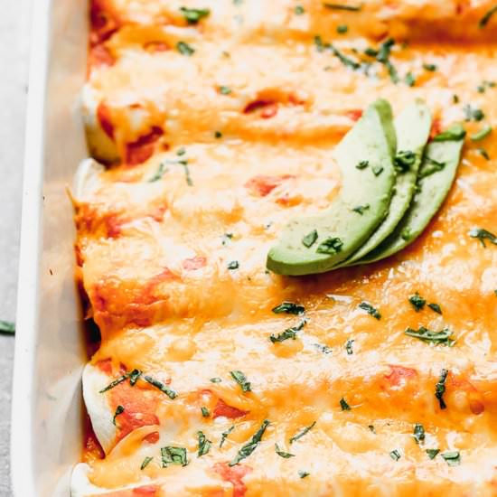 5 Ingredient Chicken Enchiladas
