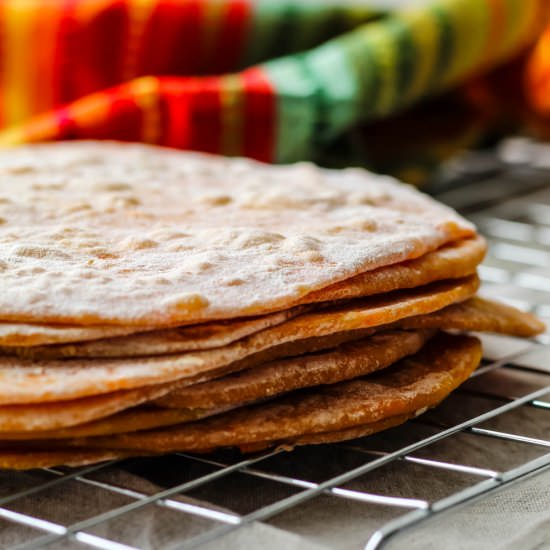 Sweet Potato Spelt Tortillas