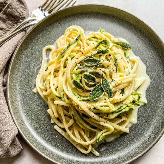 Creamy Zucchini Pasta