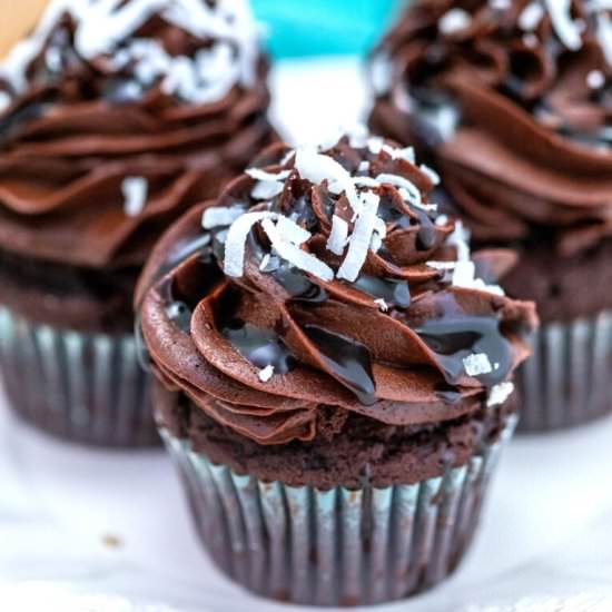 Best German Chocolate Cupcakes