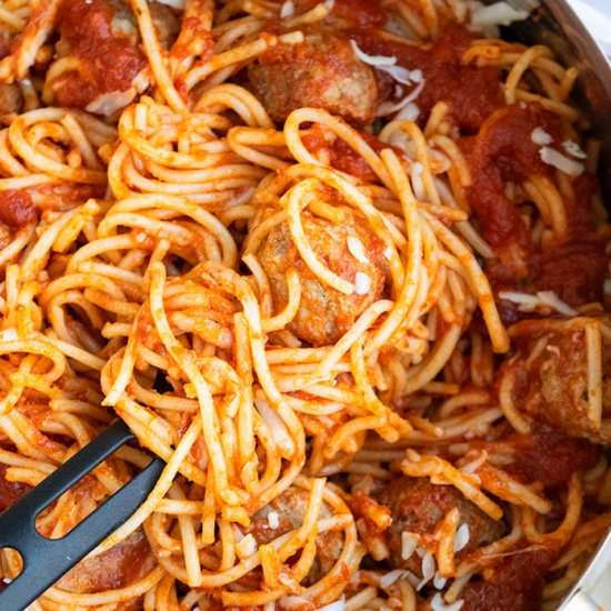Spaghetti and Meatballs