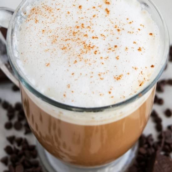 Homemade Mocha Latte