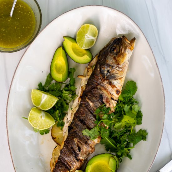 Grilled Branzino