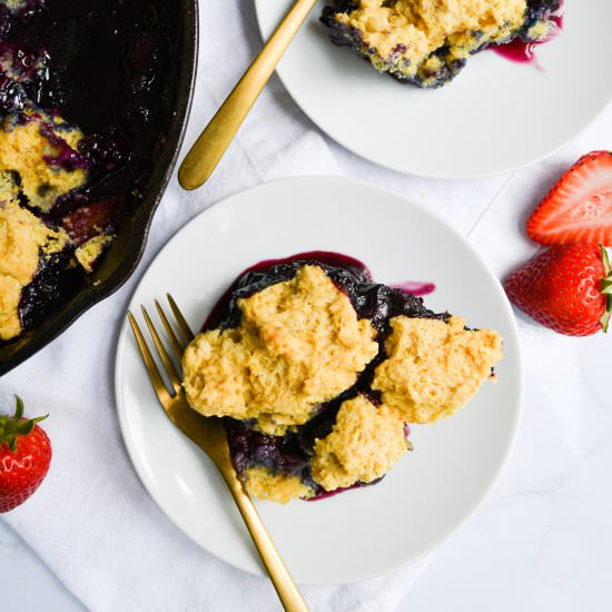 Biscuit Topped Berry Cobbler