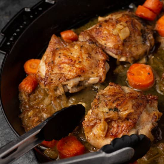 Chicken with White Wine