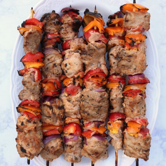 Grilled Pork Kabobs