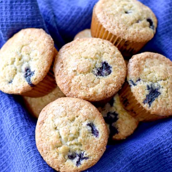 GF Banana Blueberry Muffins